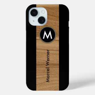 Modern personalised iPhone 15 case