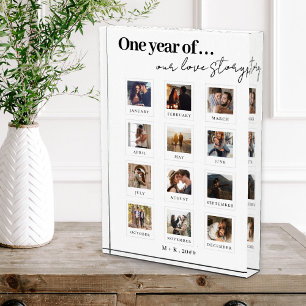 Modern Personalised Couples Photo Love Story