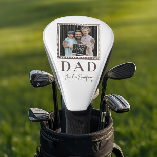 Modern Personalised Dad Photo Golf Head Cover