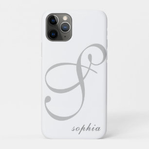 Modern Personalised Elegant Name Alphabet   iPhone 11 Pro Case