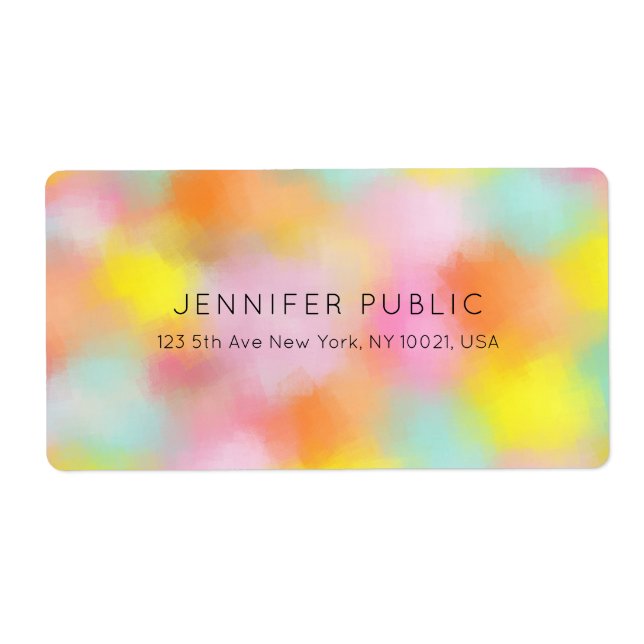 Modern Personalised Elegant Trendy Template (Front)