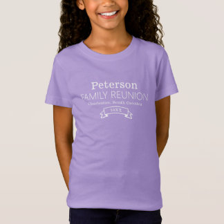 Modern Personalised Family Reunion T-Shirt