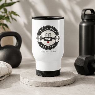 Modern Personalised Fit Mum Tumbler Gift Travel Mug