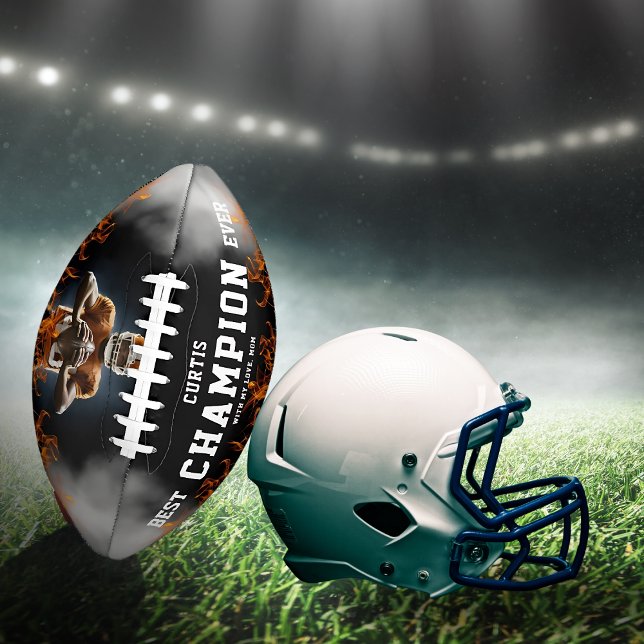 Modern Personalised Football photo Gift for Kids  American Football (Creator Uploaded)