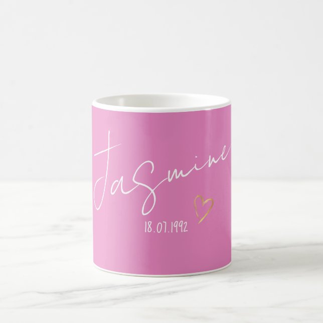 Modern Personalised Gift Name  Coffee Mug (Center)