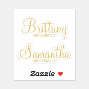 50 x Personalised Bride Tribe Hen night Stickers 
