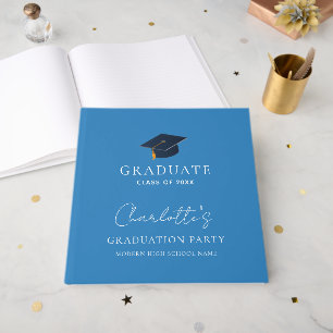 Modern Personalised Graduation Party Design Guest Book