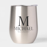Modern Personalised Groomsman<br><div class="desc">Modern Personalised Groomsman Gifts
featuring personalised monogram,  groomsman's name and title in classic serif font style.

Also perfect for Best Man,  Father of the Bride and more.</div>