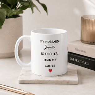 Modern Personalised Husband Coffee Mug