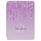 Modern Personalised Light Purple Sparkle Glitter