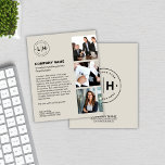 Modern Personalised Logo Business Flyer<br><div class="desc">Make a lasting impression with this modern personalised business flyer, designed in a sophisticated neutral tone. Featuring space for your custom logo, three photos, and personalised text, this flyer is perfect for showcasing your brand's unique identity. Whether promoting services, products, or corporate events, this sleek design ensures your message is...</div>