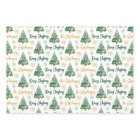 Modern Personalised Merry Christmas Tree Script