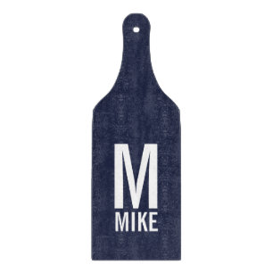 Modern Personalised Monogram and Name Cutting Board