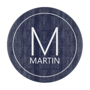 Modern Personalised Monogram and Name Cutting Board