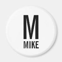 Modern Personalised Monogram and Name