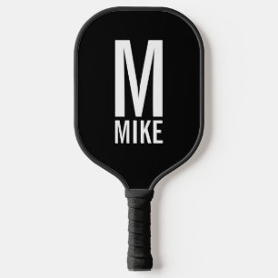 Modern Personalised Monogram and Name Pickleball Paddle