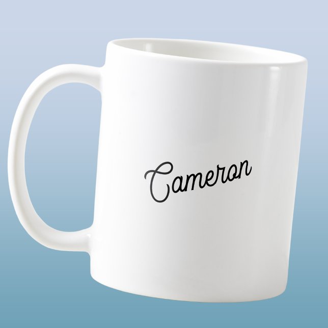 Modern Personalised Name Coffee Mug (Creator Uploaded)