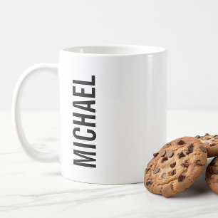 Modern Personalised Name Coffee Mug