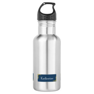 Modern Personalised Name Monogram 532 Ml Water Bottle