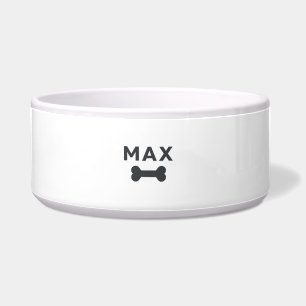 Modern Personalised Pet Bowl