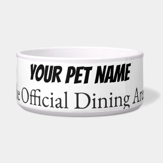 Modern Personalised Pet bowl | Custom Name Dog
