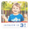 Modern Personalised Photo Birthday Stickers