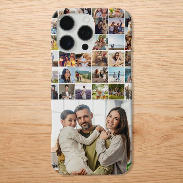 Modern Personalised Photo Collage Case-Mate iPhone Case (Creator Uploaded)