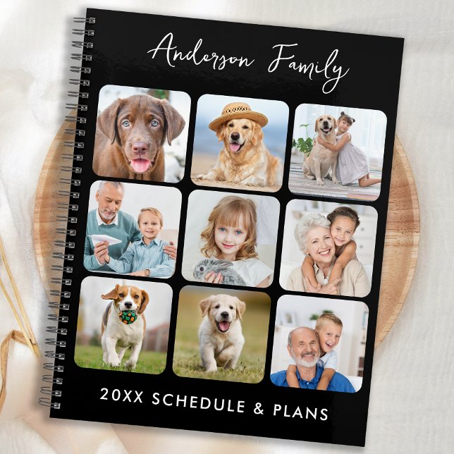 Modern Personalised Photo Collage Custom Calendar Planner (Creator Uploaded)