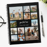 Modern Personalised Photo Collage Planner<br><div class="desc">Create your own personalised photo collage planner featuring 12 of your favourite photos.</div>