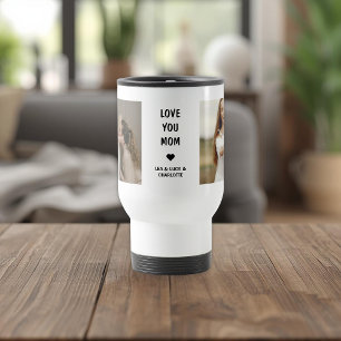 Modern Personalised Photo Gift for Mum Travel Mug