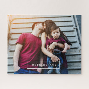 Modern Personalised Photo Jigsaw Puzzle
