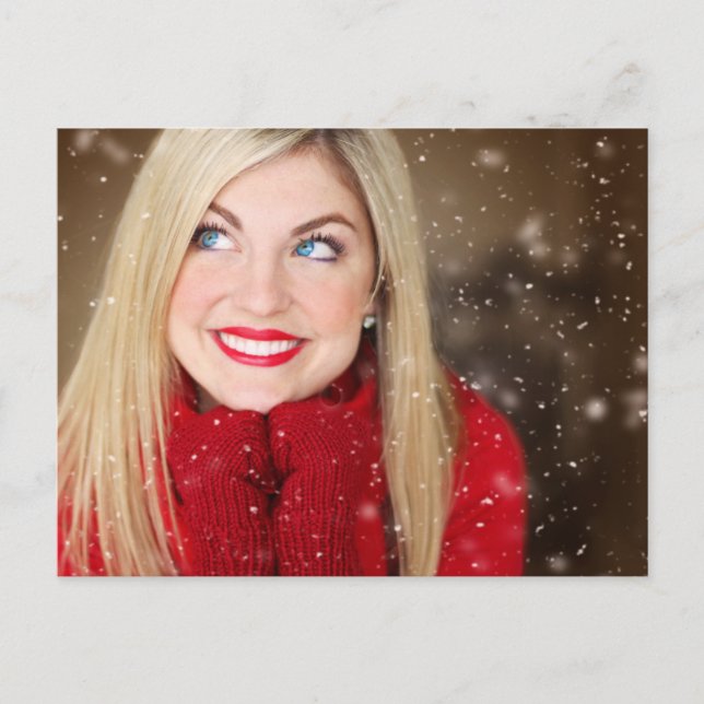 Modern Personalised Photo  Postcard (Front)