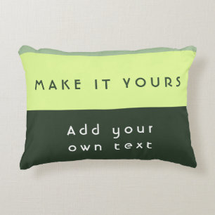 Modern Personalised Quote Print Decorative Cushion