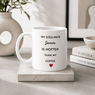 Modern Personalised Soulmate Coffee Mug