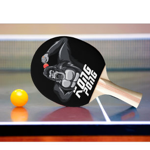 Modern Personalised Table Tennis Angry Gorilla Ping Pong Paddle