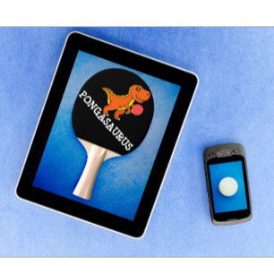 Modern Personalised Table Tennis Funny Dinosaur Ping Pong Paddle