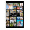 Modern Personalized 21 Photo Collage Custom Color