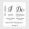 Modern Personalized I Do Bride Wedding Shoes Decal