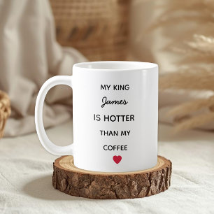 Modern Personalized King Coffee Mug
