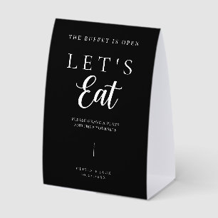 Modern Personalized Minimalistic Wedding Food Pape