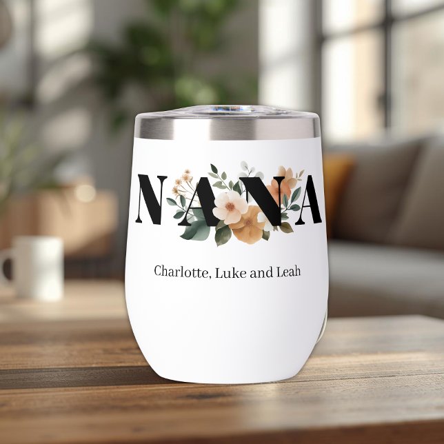 Modern Personalized Nana Floral Gift (Creator Uploaded)