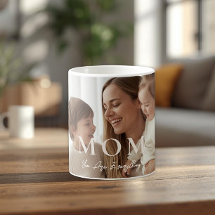 Modern Personalized Photo MOM Coffee Mug