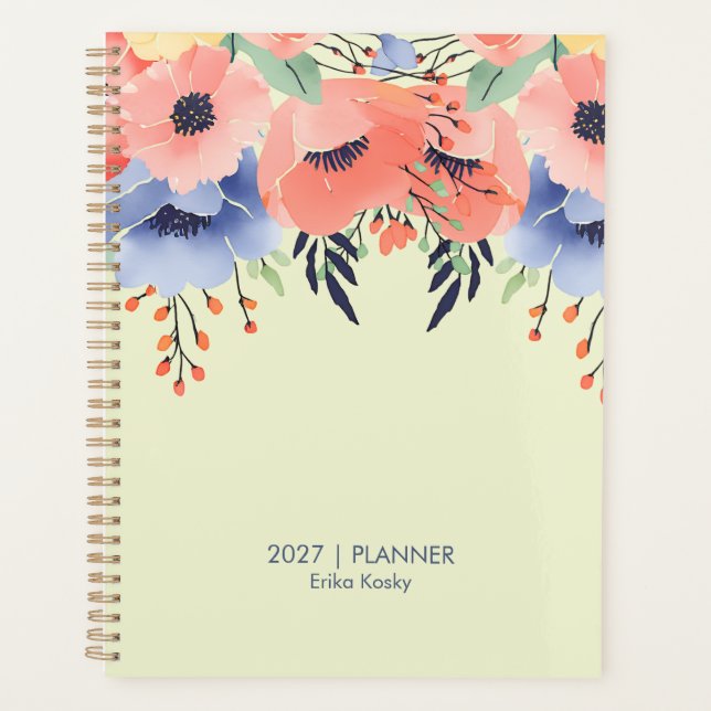 Modern Personalized Professional Aesthetic Planner (Front)