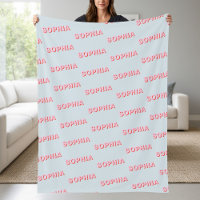 Modern Personalized Repeating Name Pattern