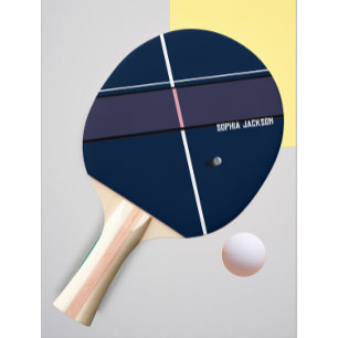 Modern Personalized Table Tennis Player Name Ping Pong Paddle