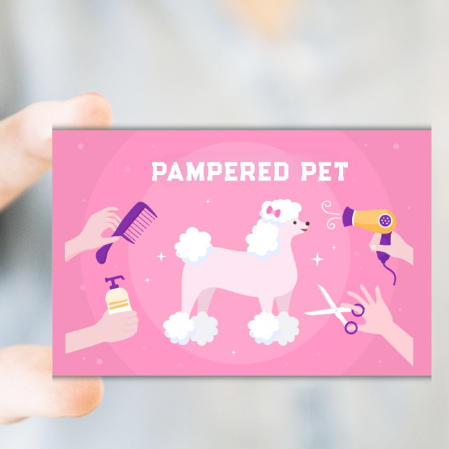 Modern Pet Groomer Next Appointment Business Card (Creator Uploaded)
