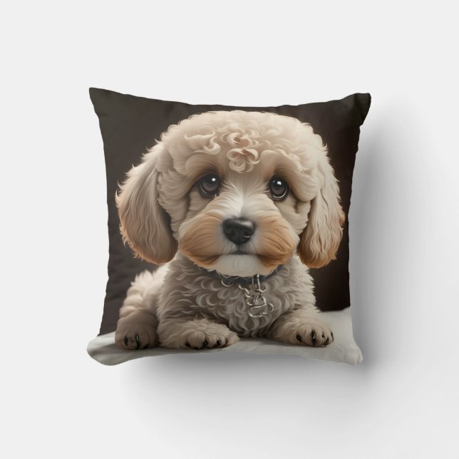 Modern Pet Photo, Dog Photo, Dog Lover  Cushion (Front)