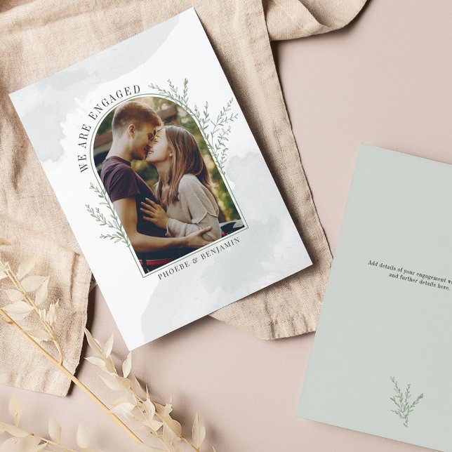Modern Photo Arch Engagement Save The Date (Creator Uploaded)