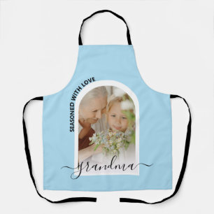 Modern Photo Arch Seasoned With Love Apron