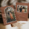 Modern Photo Arch Terracotta Wedding